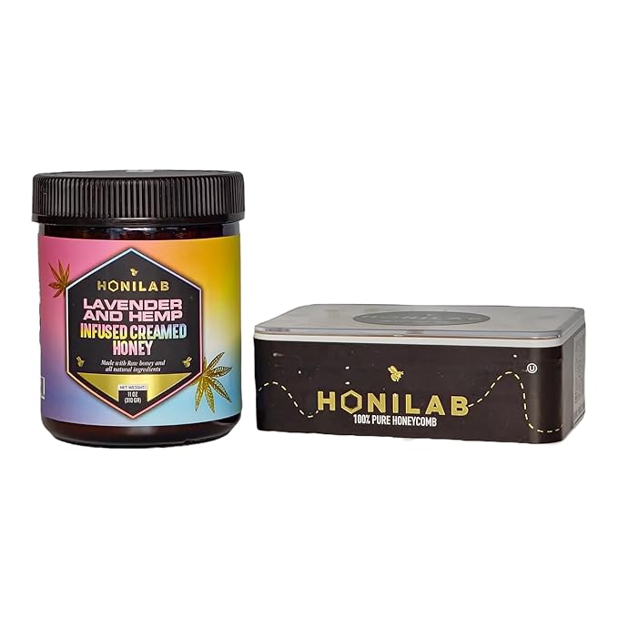 Honilab honey (Lavender Hemp Honeycomb)