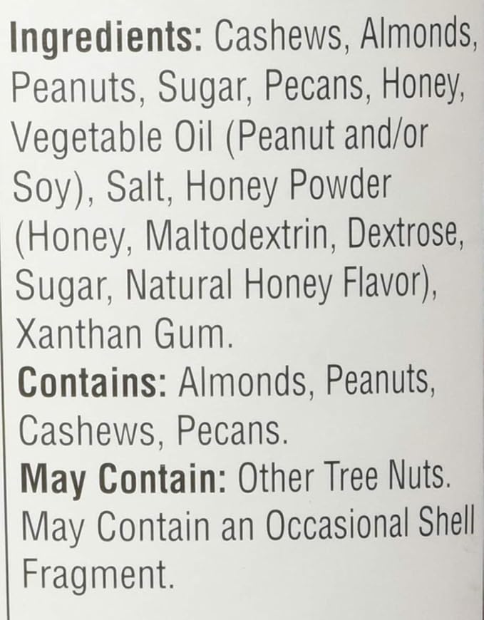 Savanna Orchards Gourmet Honey Roasted Nut Mix 30 Ounce (Pack of 2)