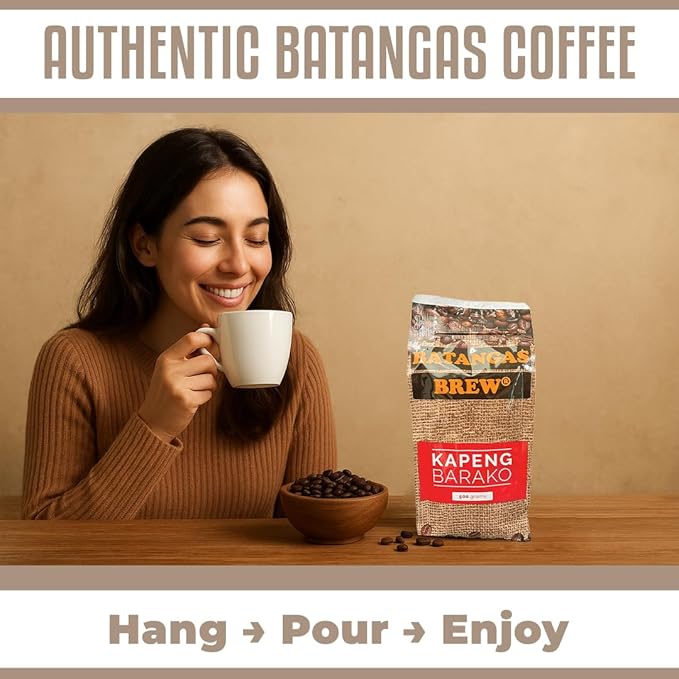 Batangas Brew Kapeng Barako 100% Philippine Coffee Regular Grind 500 grams/17.64 oz