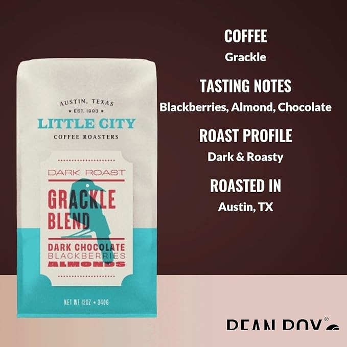 Grackle - Roasted by Little City Coffee Roasters - Freshly Ground Coffee - 5 Pound Bag