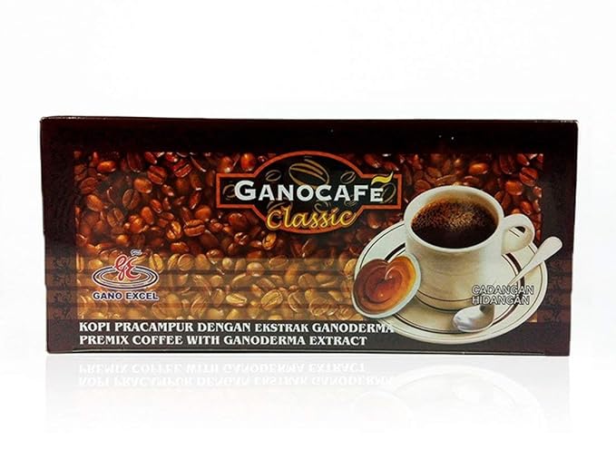 Gano Excel medium roast Ganocafe Classic Ganoderma Coffee 90 Sachets (Pack of 3)