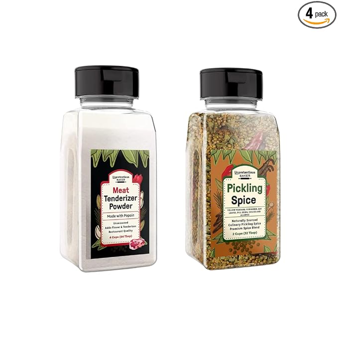 Unpretentious Pickling &amp Tenderizer Bundle Pickling &amp Curing Pure &amp Natural Fine Ground Versatile Spices