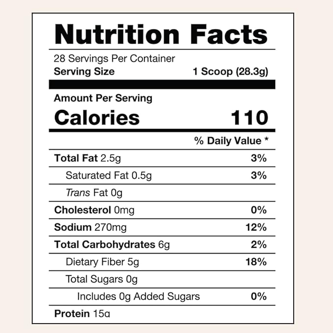 310 Nutrition All-In-One Meal Replacement Shake Powder - Plant-Based Protein Smoothie Blend w/High Fiber Probiotics &amp Adaptogens - Low Carb Vegan Keto &amp Paleo Friendly - Cookies N Cream - 1