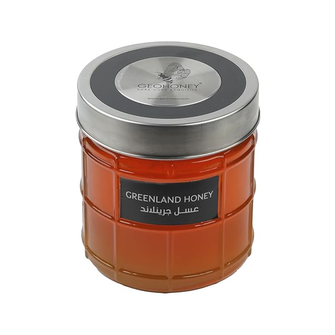 Geohoney Greenland Raw Honey Arctic Wildflower Natural Unfiltered 2.2 lb