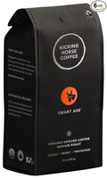 Kicking Horse Coffee Smart Ass Medium Roast Ground Certified Organic Fairtrade Kosher Black284 g (Pack of 6)
