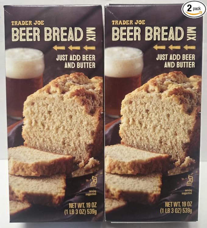 Trader Joe Beer Bread Mix 19oz 539g (Two Boxes)