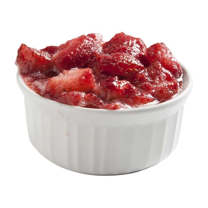 Simplot Classic Sliced Strawberry Fruit 6.5 Pound -- 6 per case.
