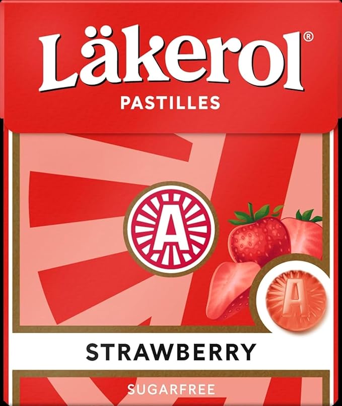 Lakerol Läkerol Sugarfree Pastilles 10-Flavor Variety 0.8 oz packages each in a SOPOSOPO Box (Total of 10 items) SÖPÖSÖPÖ Box