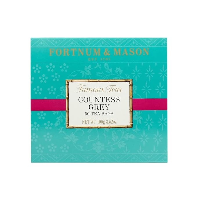 Fortnum and Mason Countess Grey 50 Count Tea Bags (1 Pack)