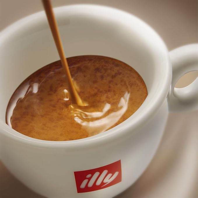 illy Whole Bean Coffee - Perfectly Roasted Beans – Classico Medium Roast - with Notes of Caramel Orange Blossom &amp Jasmine - 100% Arabica - No Preservatives – 17.6 Ounce