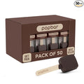Popbar - Hot Chocolate Sticks - 50 Pack Bulk Case - Ideal for Holidays Birthdays Corporate Office Gifts Stocking Stuffers Thanksgiving Christmas Hanukkah Cocoa Bomb Lovers (Dark Chocolate)