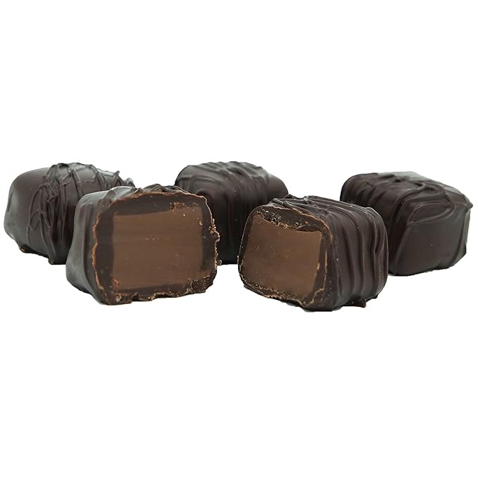 Philadelphia Candies Kahlua (Mexican Coffee) Meltaway Truffles Dark Chocolate 1 pound Gift Box