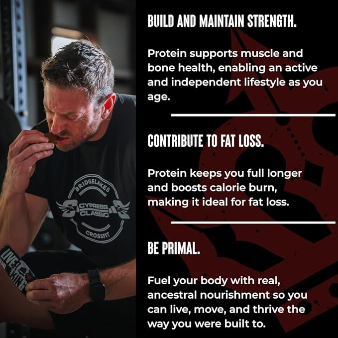 THE FITTEST Chocolate Chip Liver King Bar – High Protein Snack Bar with Beef Liver Collagen Creatine Electrolytes &amp Himalayan Salt – Animal-Based Protein Bar for Gym Paleo &amp Carnivore Fuel