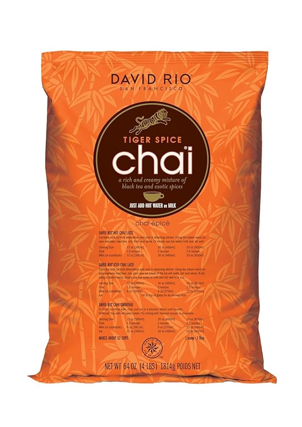 David Rio Tiger Spice Chai Two 4 Lb. Bags