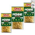 Gina's Italian Cuisine Low Carb/Low Calorie Healthy Pasta Penne – 100 Calories/Serving Low Net Carbs High Fiber High Protein Plant-Based Vegan Keto Non-GMO Enhanced Nutrients Delicious Authen