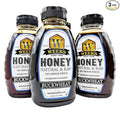 Pure Raw Unfiltered Buckwheat Honey 16 oz (3 Pack) - Premium Dark American Buckwheat Honey by Weeks Honey Farm | Bold Molasses Flavor
