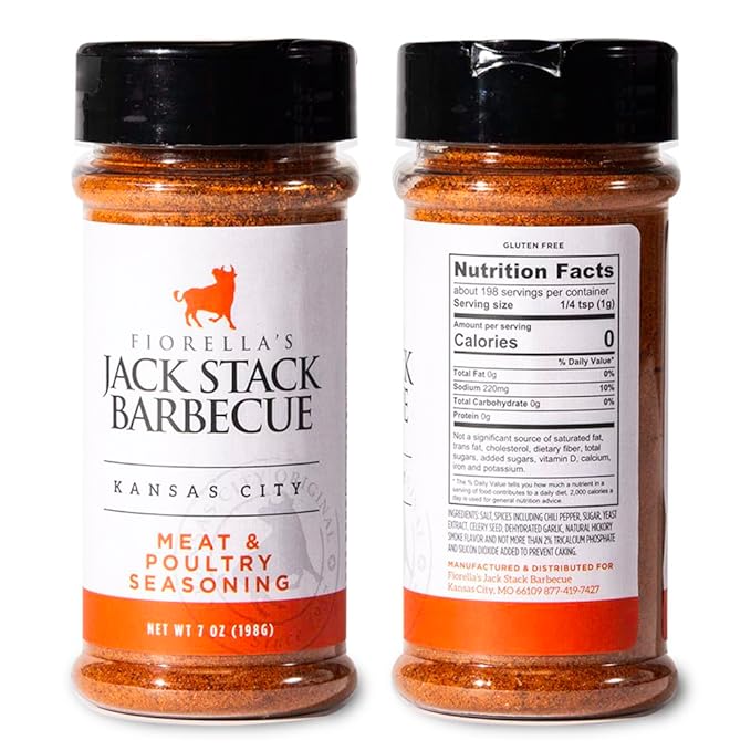 Jack Stack Barbecue Dry Rub Seasoning Variety Pack - All Purpose Steak Poultry &amp Meat Seasonings - Kansas City Spice 3 Pack - for Chicken Steak Ribs Vegetables Seafood and More (7oz Each)