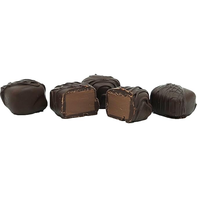 Philadelphia Candies Banana Meltaway Truffles Dark Chocolate 1 pound Gift Box