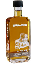Runamok Maple Rum Barrel Aged Maple Syrup - Authentic &amp Pure Maple Syrup Organic | Non-Alcoholic &amp Natural Sweetener Vermont Maple Syrup | Great for Ice Cream &amp As Pancake Syrup | 8.45 Fl