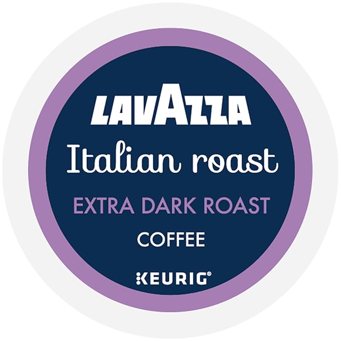 Lavazza Italian Roast Keurig Single Serve K-Cup Pods 60ct (12 Packs of 10)