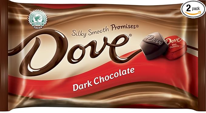 2 - 7.94oz Bags of Silky Smooth Chocolate Promises (Dark Chocolate)