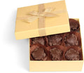 Milk Chocolate Caramel Pecan Nut Clusters Gift Box - by It's Delish | 12 OZ Premium Milk Chocolate Covered Nuts with Carmel Cluster | Christmas Gifts Box of Chocolates Candy Nut Turtles with Pecans –