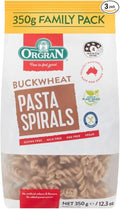 Orgran Buckwheat Spirals Pasta 250g (Pack of 3)