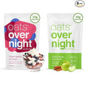 Oats Overnight Mixed Berries &amp Cream 8 Pack &amp Green Apple Cinnamon 8 Pack - 20g Protein High Fiber Breakfast Shake - Gluten Free Non GMO Oatmeal