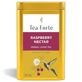 Tea Forte Raspberry Nectar Premium Loose Leaf Caffeine-Free Herbal Tea Blend Canister Makes 35-50 Cups