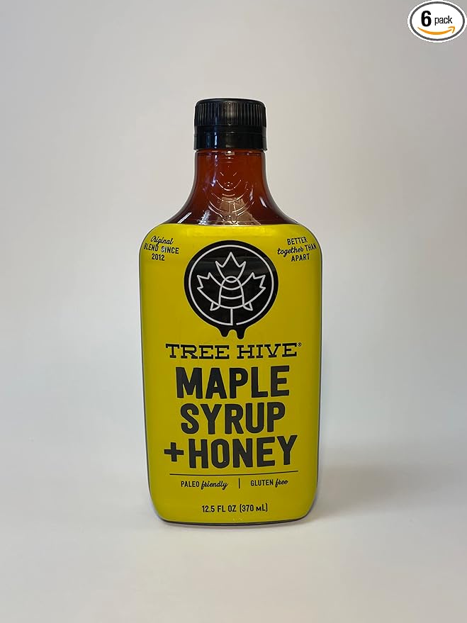 Generic T.ree Hive Maple Honey Syrup 12.5 oz (Pack of 6)