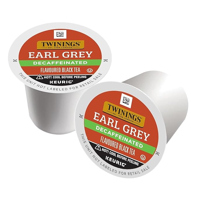 Twinings Earl Grey Decaf Tea Keurig K-Cups 24 Count