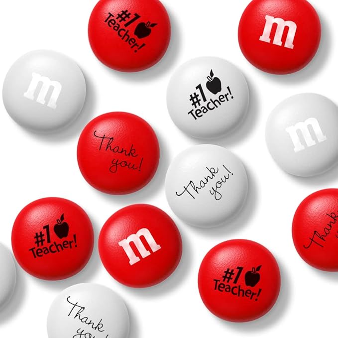 M&ampM'S Teacher Gift Apple Gift Box 2-Pack Sweet Gift for Teacher Appreciation Thank You Teacher Gifts End of Year Gifts Back To School Gifts
