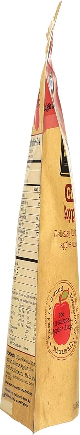 Sisters Fruit Company Apple Chips Cinnamon Apple All Natural Gluten-Free Fat-Free (Contains SIX 2.25 OZ. Bags)