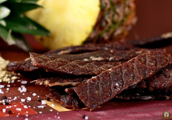 Mahogany Smoked Meats: Teriyaki Brisket Jerky - 16oz
