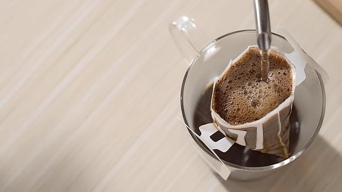 UCC Shokunin Coffee Rich Blend Single Serve Japanese Style Pour Over Coffee Imported from Japan 16 Individual Bags 0.25 Oz (7g) per bag Sun-Dried Beans Artisan Crafted Each Bag Makes 5 oz Cup