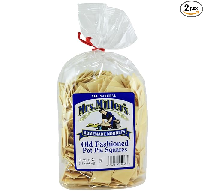 AmishTastes Mrs. Miller's Old-Fashioned Regular 1 Pot Pie Squares 16 Oz. (Pack of 2)