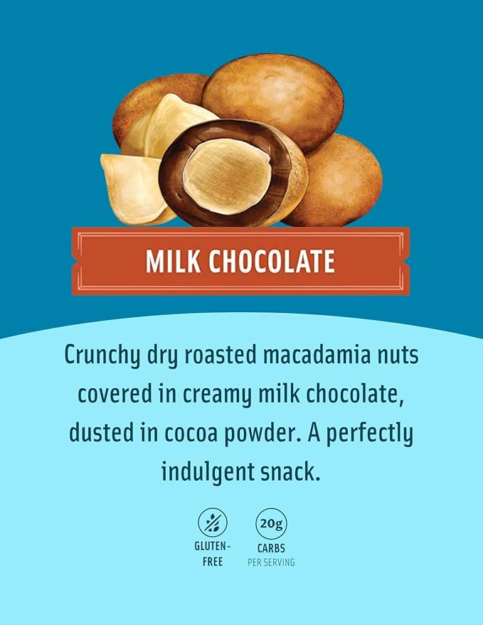 Mauna Loa Premium Roasted Macadamia Nuts Sweet and Savory Mini Packs Sea Salt and Milk Chocolate .5 Oz Pouches (Pack of 30)