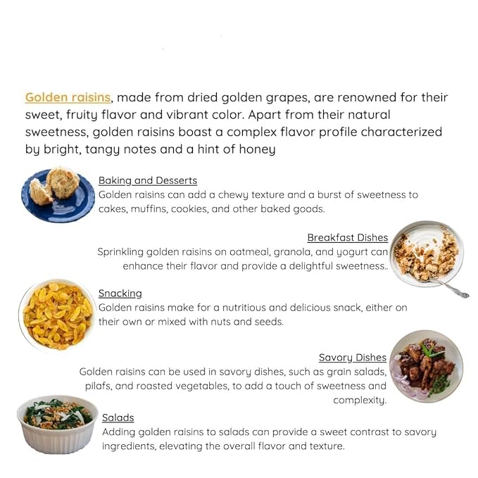 Munakka Raisins Whole Natural Premium Seedless Golden Raisins Premium Dried Grapes | No Added Colours or Preservatives | Premium Kishmish | 200 grams