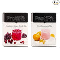PROTIFIT - High Protein Cranberry Grape &amp Pink Lemonade Fruit Drink 2 Pack 15g Protein Low Calorie Sugar Free Ideal Protein Compatible 7 Servings Per Box (2 Pack)