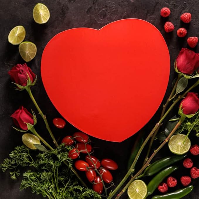 Man Crates Gift for Men – Meat Heart with 14 Beef &amp Pork Sticks – Heart-Shaped Meat Snack Box for Him Boyfriend Husband