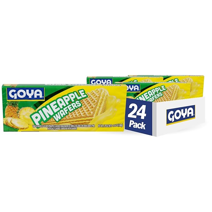 Goya Pineapple Wafers 4.94 Ounce (Pack of 24)