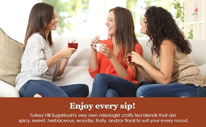 Turkey Hill Sugarbush Premium 100% Pure Canadian Maple Infused Tea (Pack of 2 20 Count)