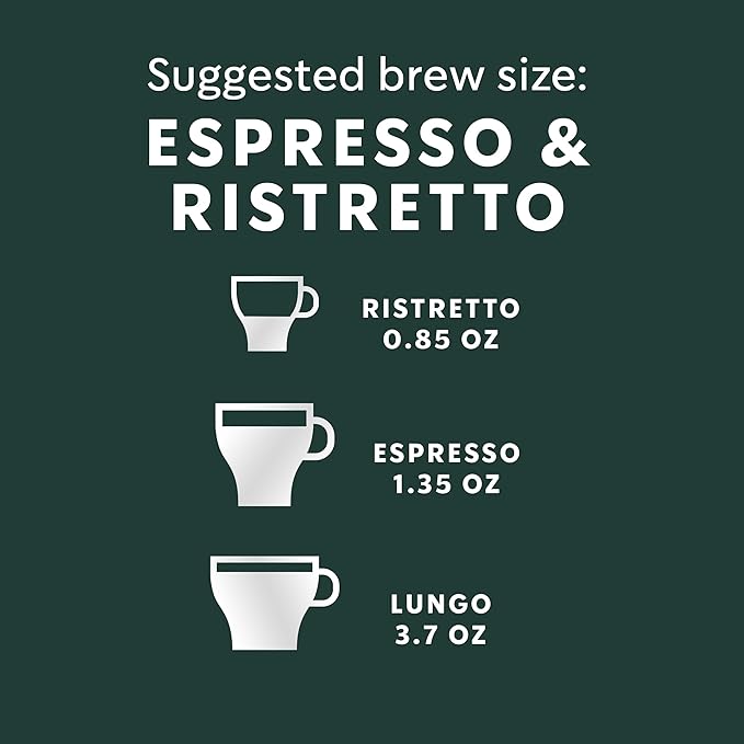 Starbucks by Nespresso Original Line Decaf Espresso Dark Roast 50-count Espresso Pods