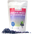 powbab Dried Wild Blueberries. 100% Whole Dried Blueberries No Sugar Added. No Sunflower Oil No Apple Juice Concentrate. Canada Grown. No Sulfites. Unsweetened Blueberries Keto. Gluten Free Vegan.