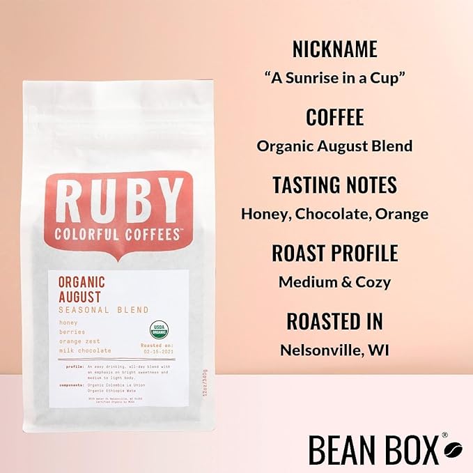Bean Box Sampler - Roasted by Ruby Roasters 3-Pack Whole Bean Coffee Gourmet Coffee