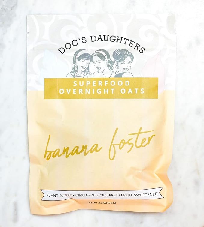 Doc's Daughters Superfood Overnight Oats - Banana Foster (6 Pack)
