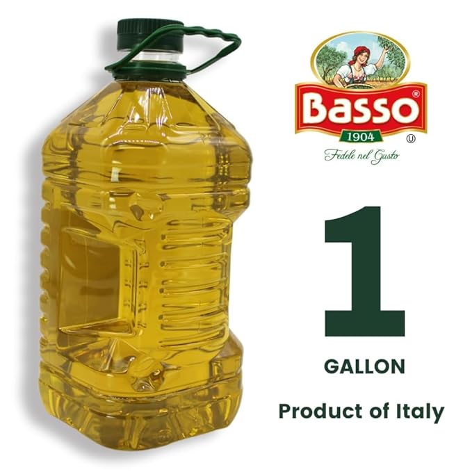 BASSO 1904 - White Truffle Oil Bulk 1 Gallon (3.785 liters) Product of Italy Non-GMO