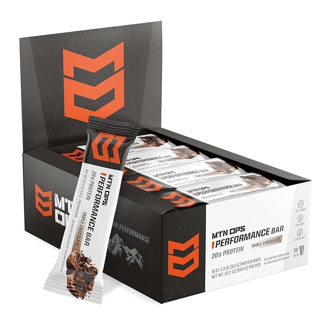 MTN OPS Performance Bars Peanut Butter Bliss + Triple Chocolate Mudslide Bundle