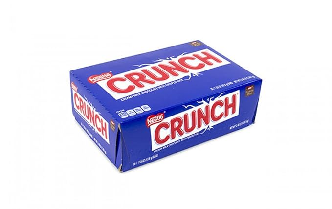Nestle Crunch Bars 1.55 ounces Boxes (Pack of 36)