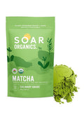 Soar Organics - Culinary Grade Matcha Green Tea Powder - Authentic Japanese Origin - For Lattes Smoothies &amp Baking (3.52 oz)